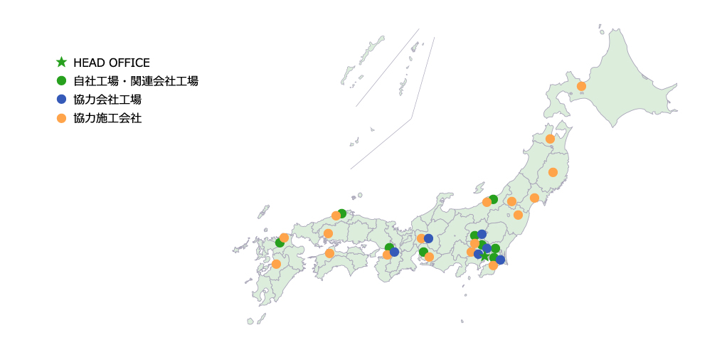 営業所の地図