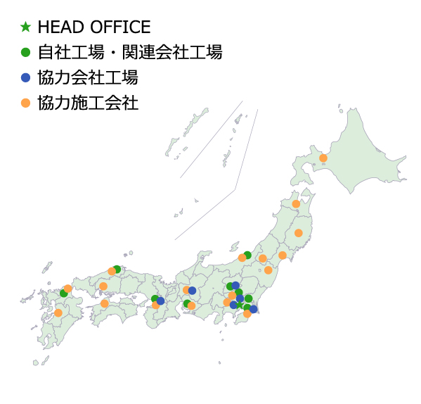 営業所の地図